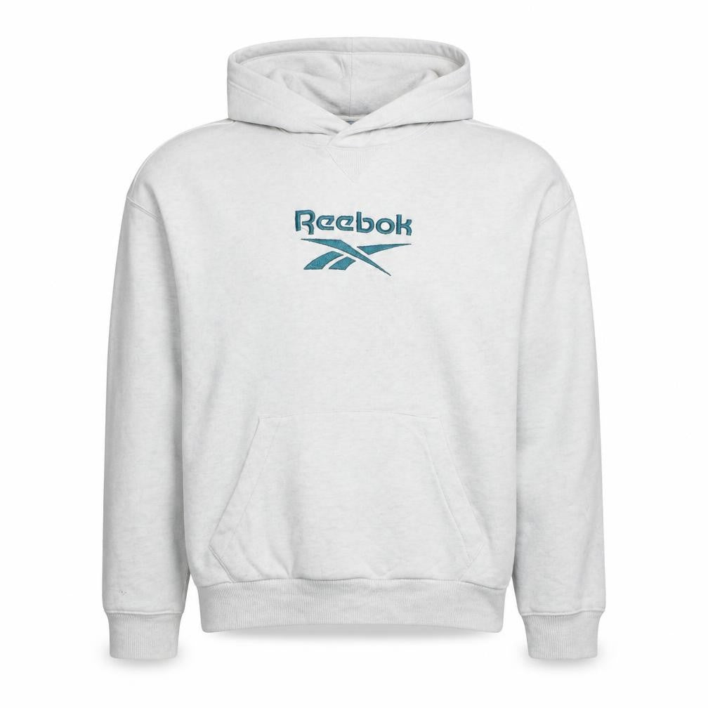 Womens UK Size M Reebok White Pullover Hoodie