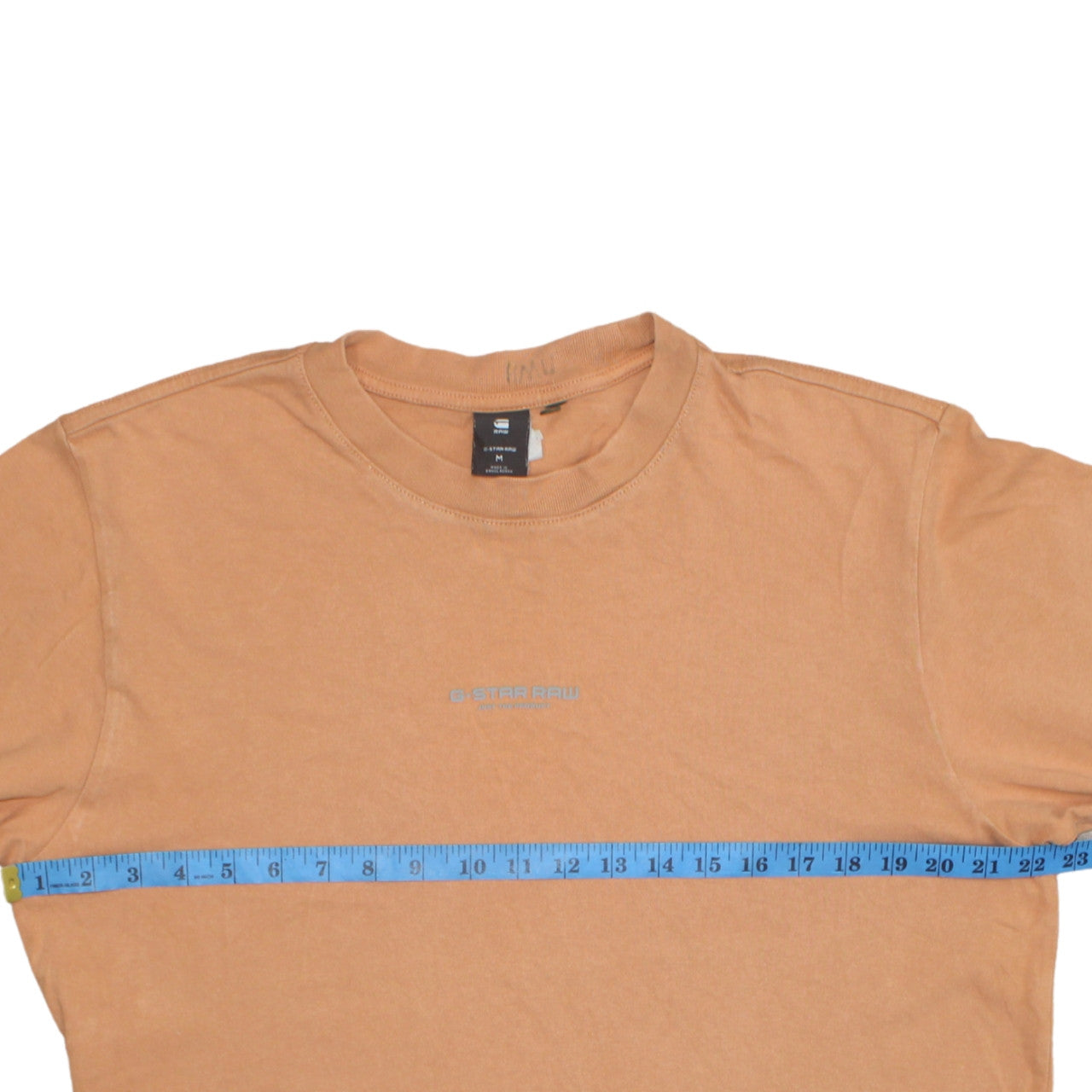 G-Star Raw Men's Beige Cotton Crew Neck Short Sleeve T-Shirt M