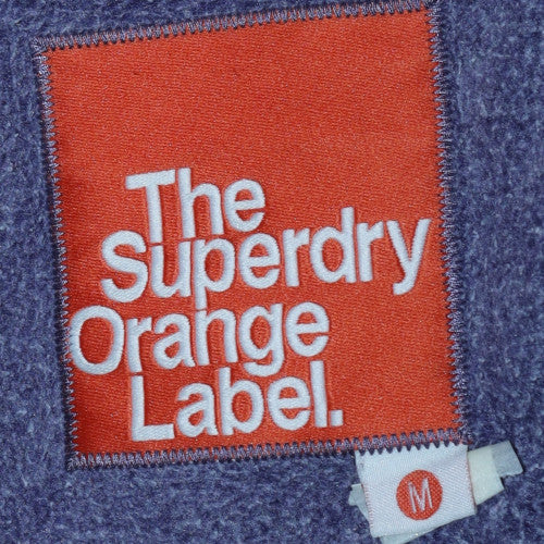 Womens UK Size M Superdry Blue Full Zip Hoodie