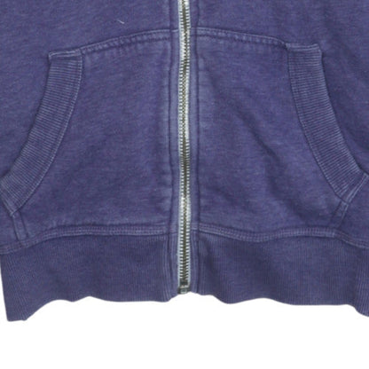 Womens UK Size M Superdry Blue Full Zip Hoodie
