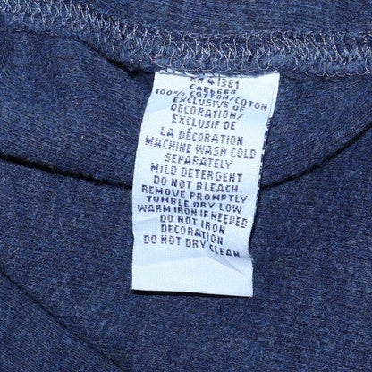 Ralph Lauren Men’s Blue Cotton Henley Jumper L Long Sleeve