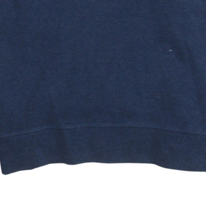 Ralph Lauren Men’s Blue Cotton Henley Jumper L Long Sleeve