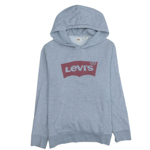 Mens UK Size M Levi's Grey Pullover Hoodie