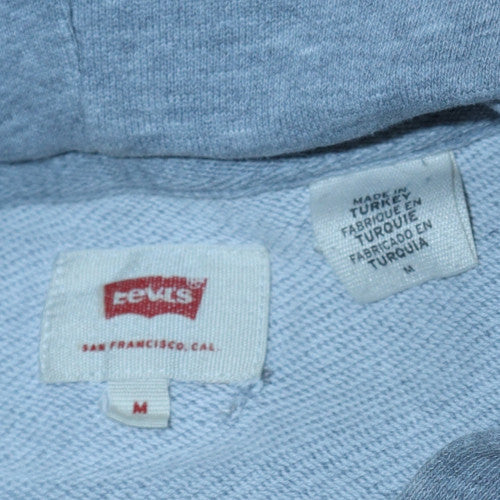 Mens UK Size M Levi's Grey Pullover Hoodie