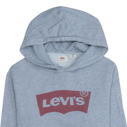 Mens UK Size M Levi's Grey Pullover Hoodie