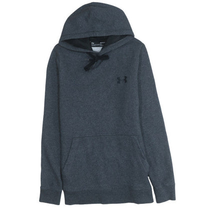 Mens UK Size S Under armour Grey Pullover Hoodie
