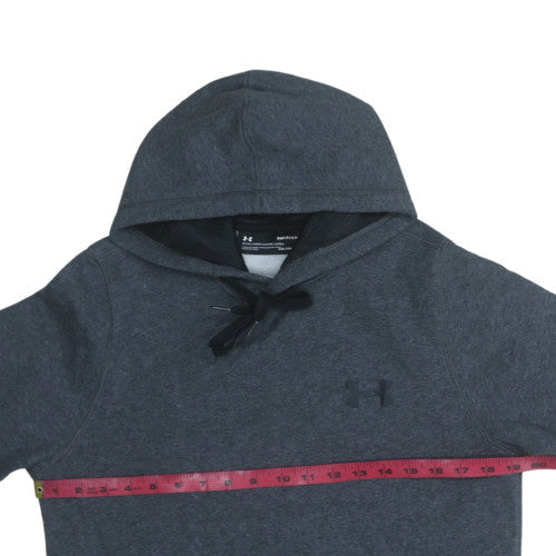 Mens UK Size S Under armour Grey Pullover Hoodie