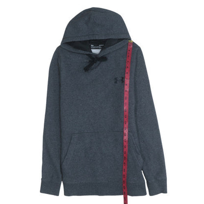 Mens UK Size S Under armour Grey Pullover Hoodie