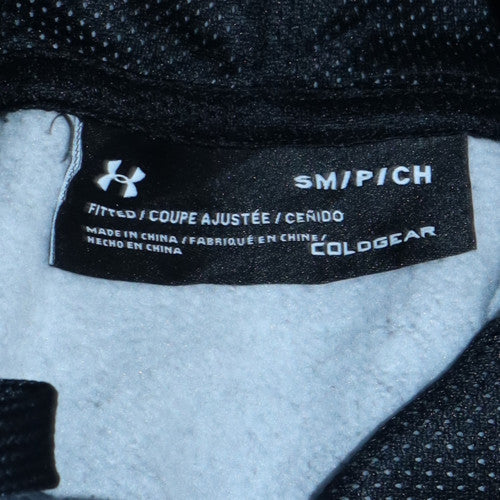 Mens UK Size S Under armour Grey Pullover Hoodie