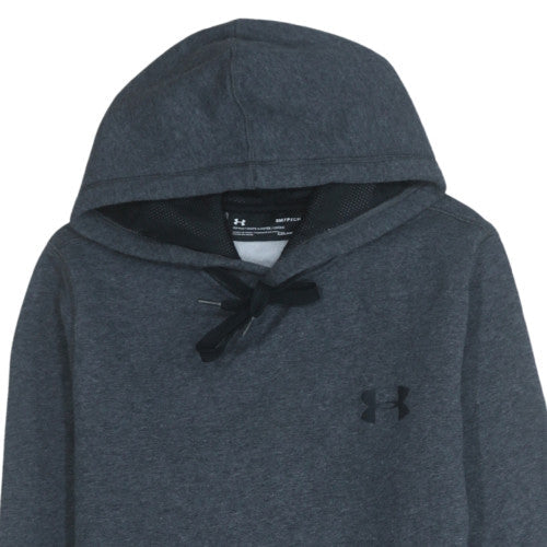 Mens UK Size S Under armour Grey Pullover Hoodie