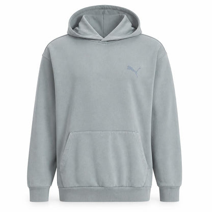 Mens UK Size L PUMA Grey Pullover Hoodie
