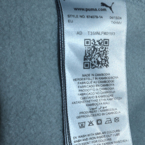 Mens UK Size L PUMA Grey Pullover Hoodie