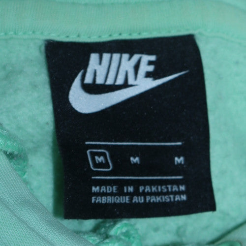 Mens UK Size M Nike Green Pullover Hoodie