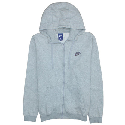 Womens UK Size M Nike Grey Full Zip Hoodie