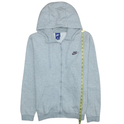 Womens UK Size M Nike Grey Full Zip Hoodie