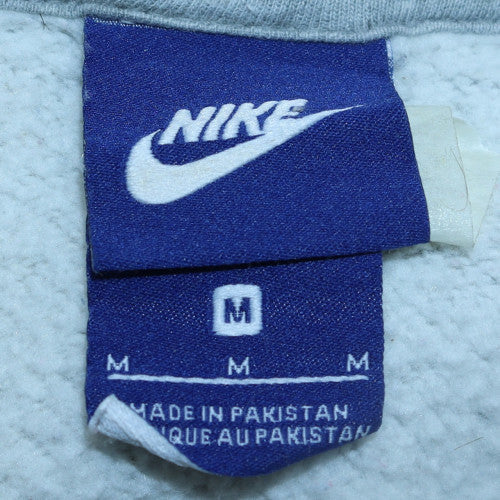 Womens UK Size M Nike Grey Full Zip Hoodie