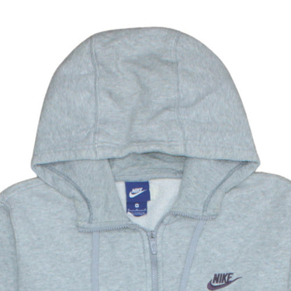 Womens UK Size M Nike Grey Full Zip Hoodie