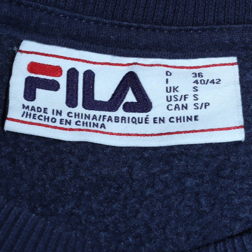 Mens UK Size S FILA Blue Pullover Sweatshirt