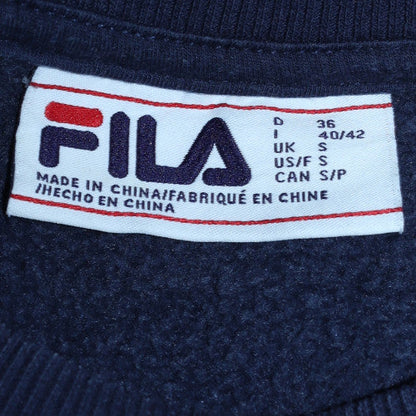 Mens UK Size S FILA Blue Pullover Sweatshirt