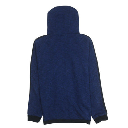 Mens UK Size S adidas Blue Full Zip Hoodie