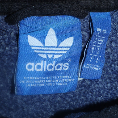 Mens UK Size S adidas Blue Full Zip Hoodie