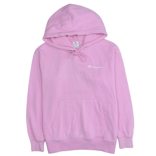 Womens UK Size S Champion Pink Pullover Hoodie