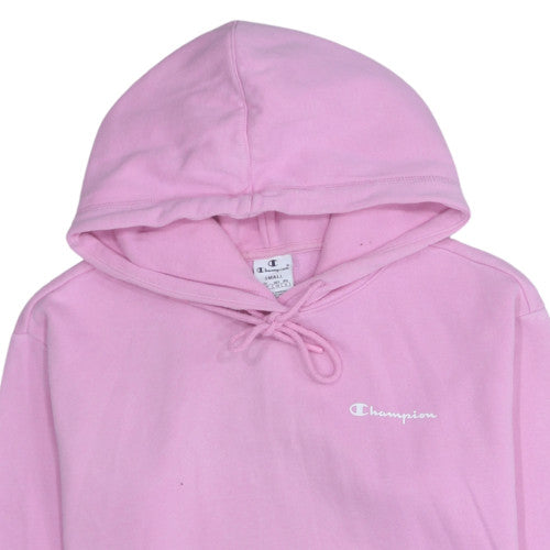 Womens UK Size S Champion Pink Pullover Hoodie