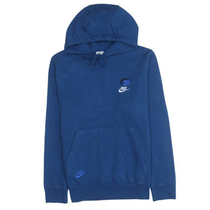 Mens UK Size S Nike Blue Pullover Hoodie