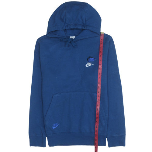 Mens UK Size S Nike Blue Pullover Hoodie