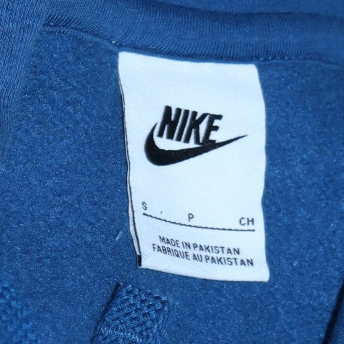 Mens UK Size S Nike Blue Pullover Hoodie