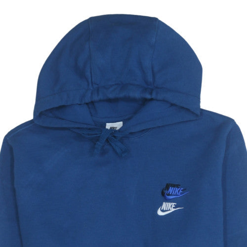 Mens UK Size S Nike Blue Pullover Hoodie
