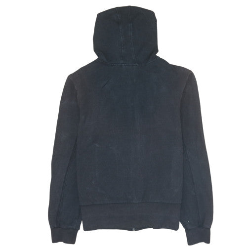 Womens UK Size M Adidas Black Full Zip Hoodie
