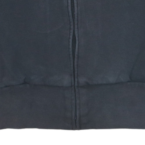 Womens UK Size M Adidas Black Full Zip Hoodie
