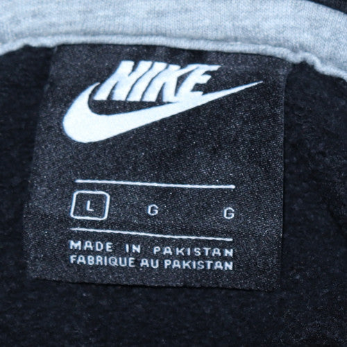 Mens UK Size L Nike Black Pullover Hoodie