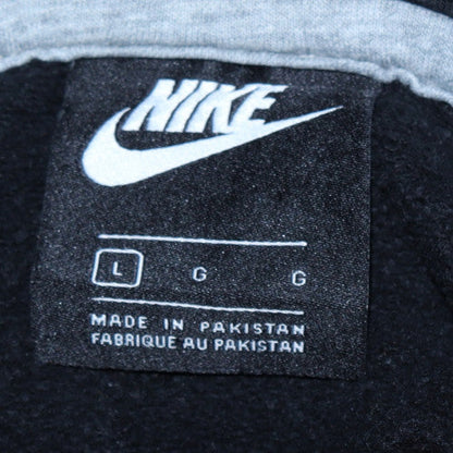 Mens UK Size L Nike Black Pullover Hoodie