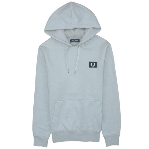 Mens UK Size S Fred Perry Grey Pullover Hoodie