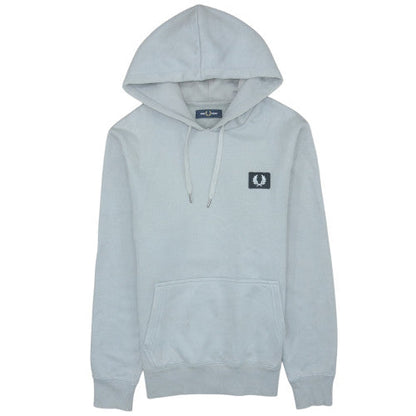 Mens UK Size S Fred Perry Grey Pullover Hoodie
