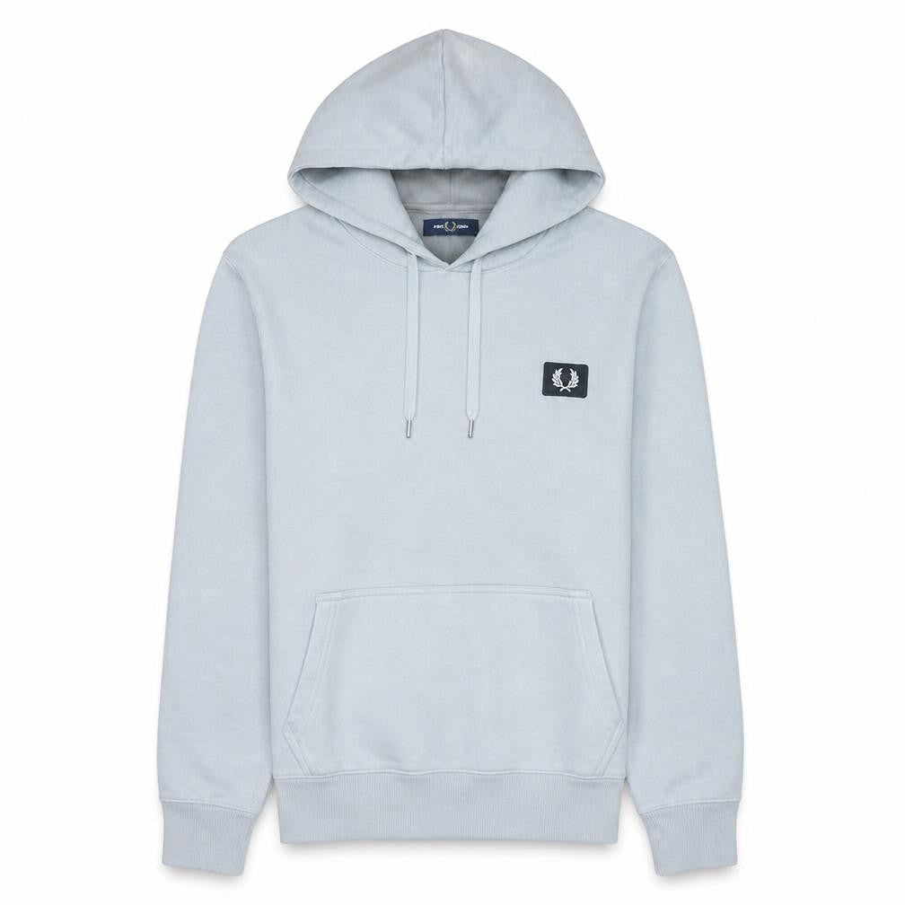 Mens UK Size S Fred Perry Grey Pullover Hoodie