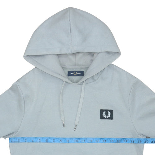 Mens UK Size S Fred Perry Grey Pullover Hoodie