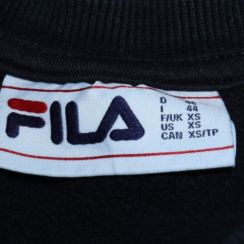 Mens UK Size XS FILA Black Pullover Sweatshirt