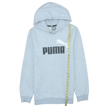 Mens UK Size S Puma Grey Pullover Hoodie