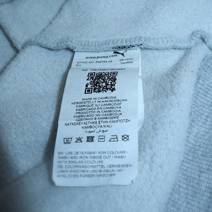 Mens UK Size S Puma Grey Pullover Hoodie
