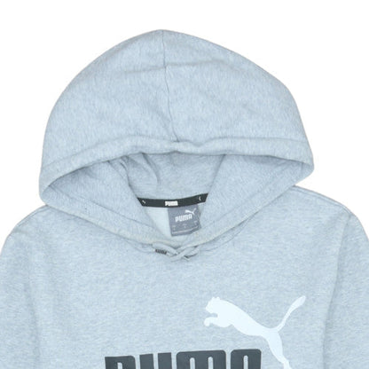 Mens UK Size S Puma Grey Pullover Hoodie