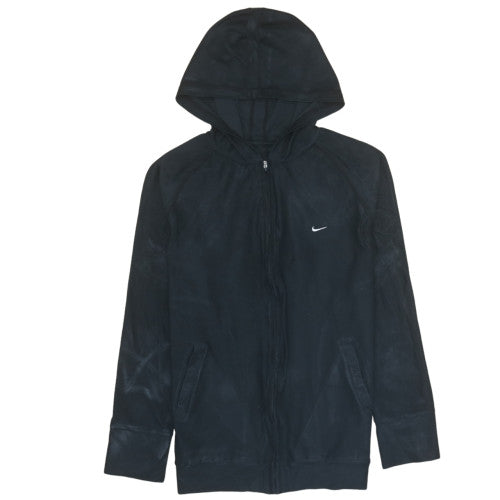 Womens UK Size M Nike Black Full Zip Hoodie