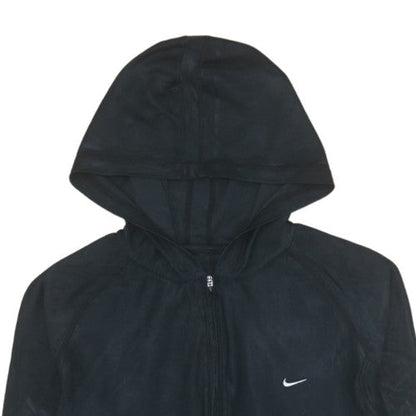 Womens UK Size M Nike Black Full Zip Hoodie