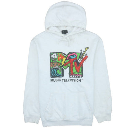 Womens UK Size XL H&M White Pullover Hoodie