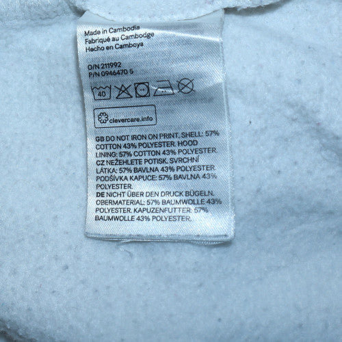 Womens UK Size XL H&M White Pullover Hoodie
