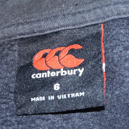 Womens UK Size 6 Canterbury Black Full Zip Hoodie