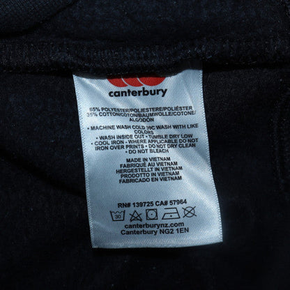 Womens UK Size 6 Canterbury Black Full Zip Hoodie