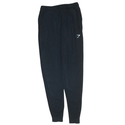 Gymshark Women's Black Jogger Trousers L Elastic Waist Logo